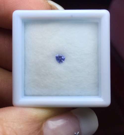 ***** Tanzanite ***** .10 CT NATURAL TANZANITE